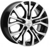 6.5x16 5/110 ET43 d65.1 KHOMEN KHW1608 (Opel Zafira)  BLACK-FP